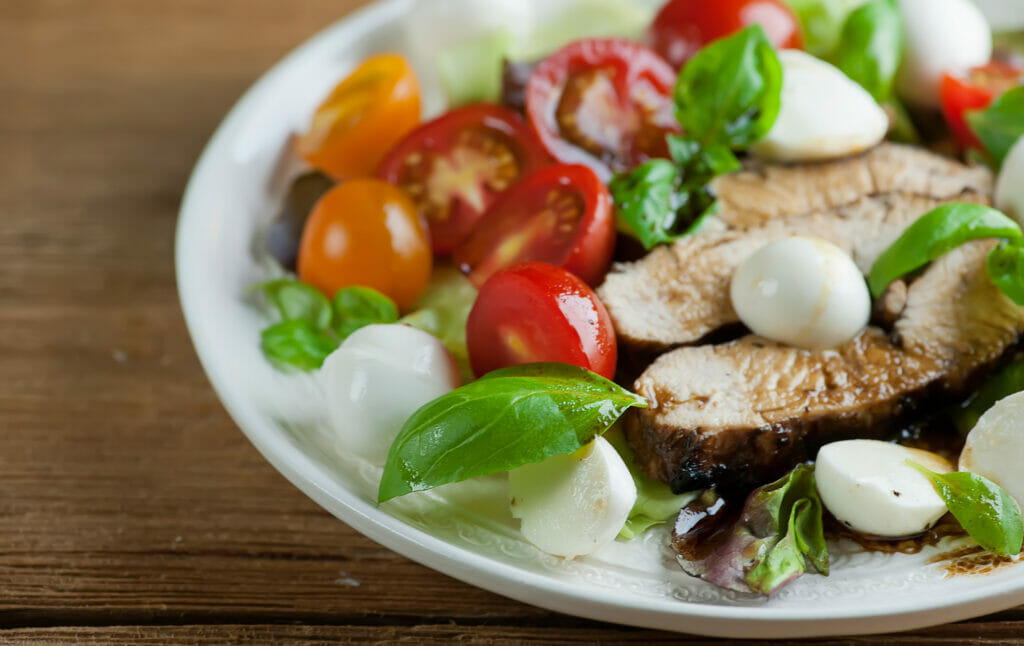 Chicken Caprese Salad