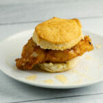 fried chicken honey biscuits