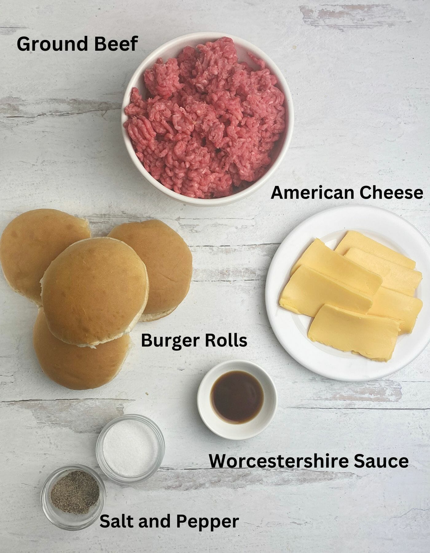 steamed cheeseburger ingredients