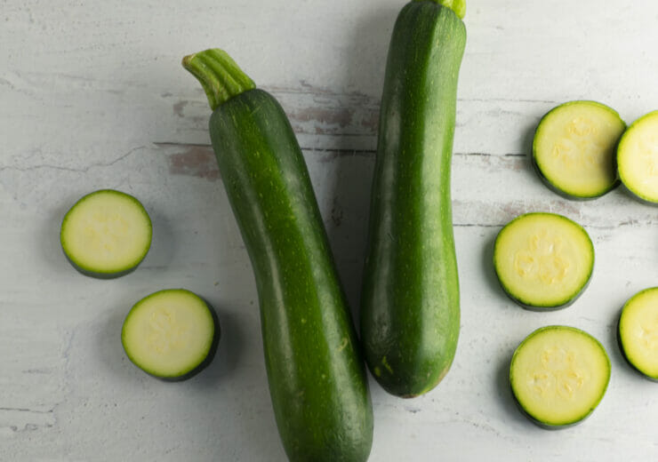 zucchini with slices