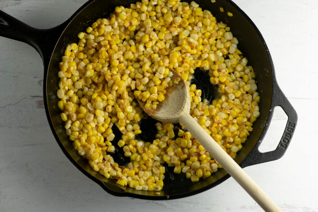 easy buttered skillet corn