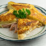 French Toast Grilled Ham and Cheese Sandwiches