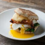 The best breakfast sandwich on a plate.