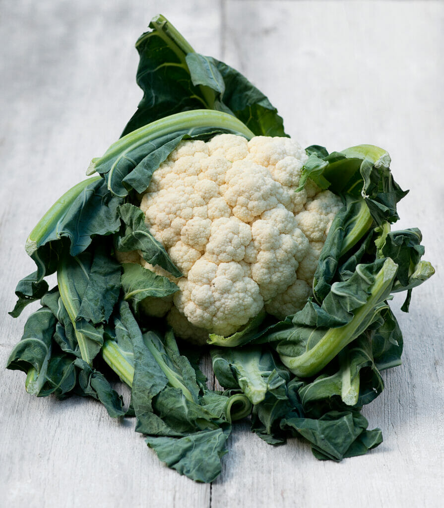 head of cauliflower