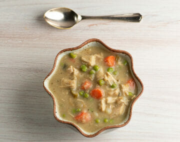 Thanksgiving leftovers soup