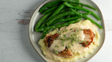 Pork Tenderloin With Milk Gravy recipe