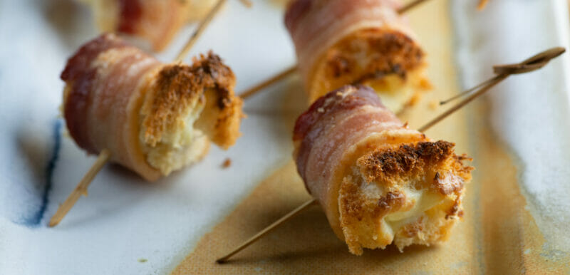 bacon cheese rolls