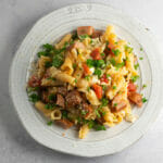 Pasta with Tomato Sausage Sauce Recipe