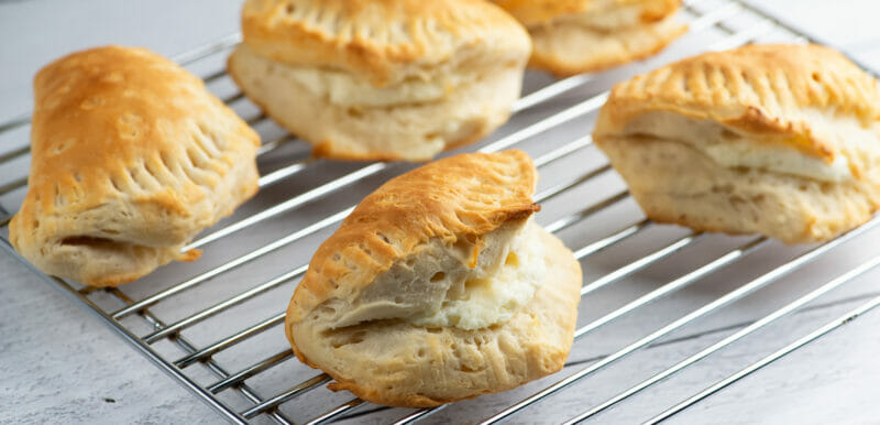 Cream cheese Stuffed Biscuits