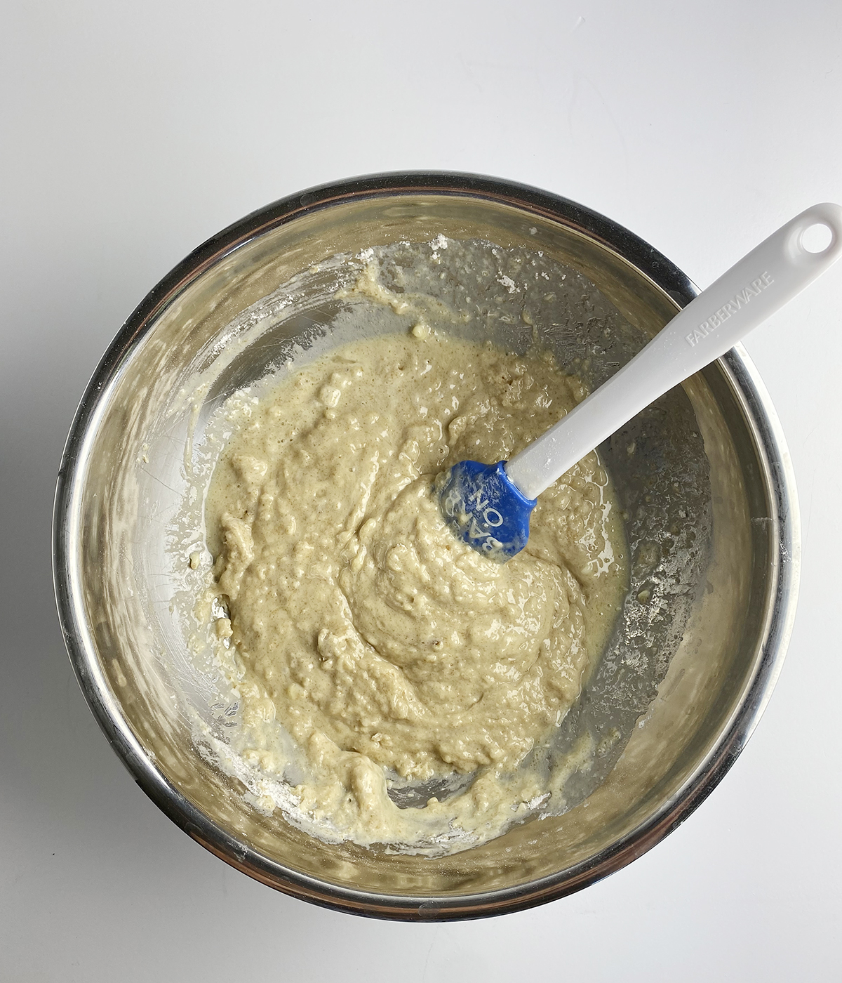 French toast batter in a mixing bowl.
