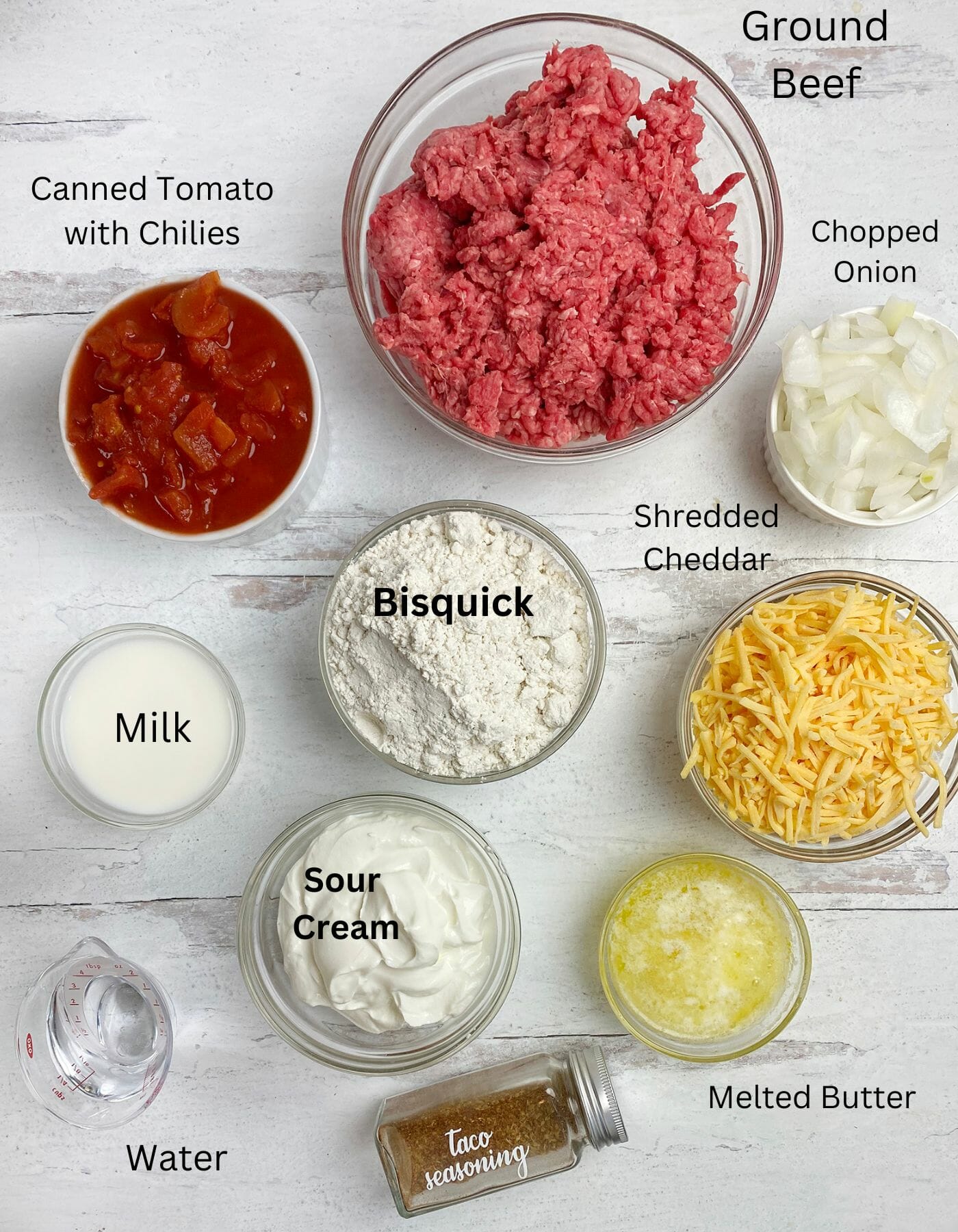 taco bake casserole ingredients