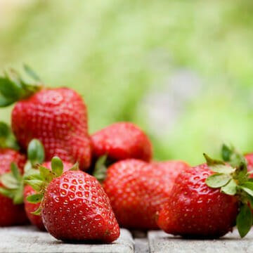 fresh strawberries