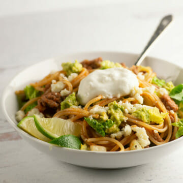 taco pasta bowl