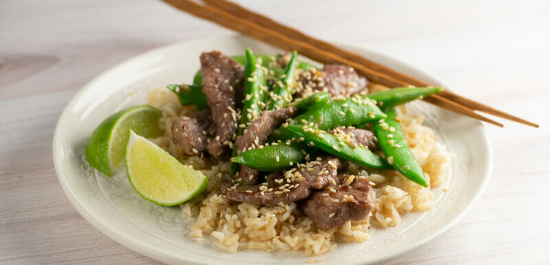 Beef Stir-Fry with Sugar Snap Peas