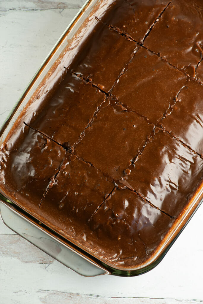 Coca-Cola Cake in Pan