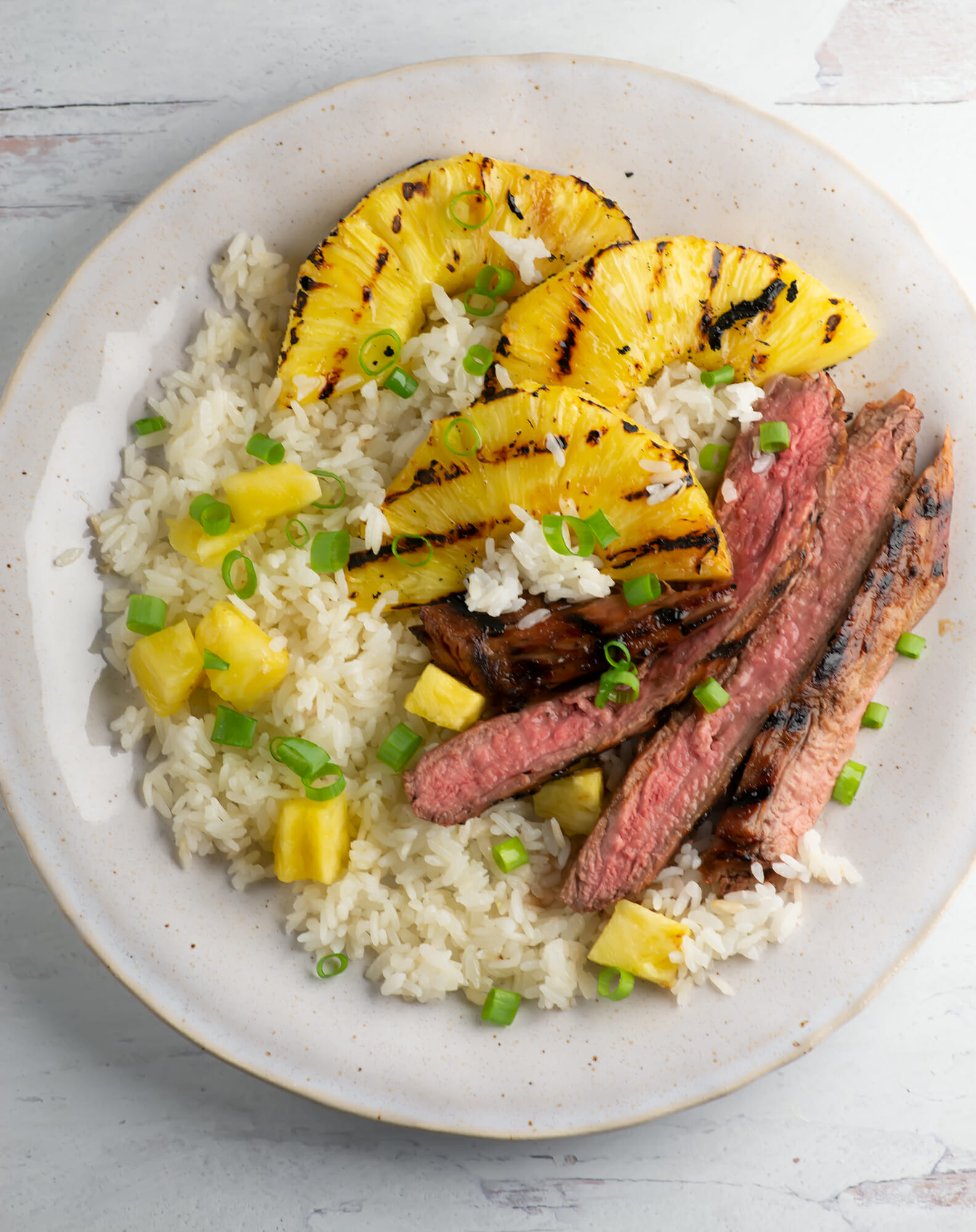 Pineapple Grilled Steak Framed Cooks