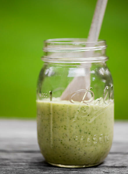 Avocado Buttermilk Salad Dressing