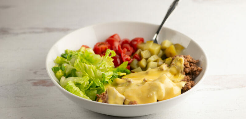 cheeseburger bowls