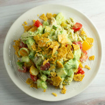 easy avocado chicken salad