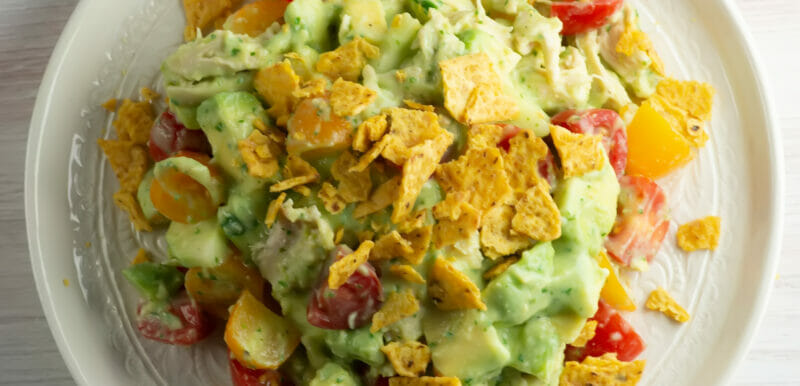 easy avocado chicken salad