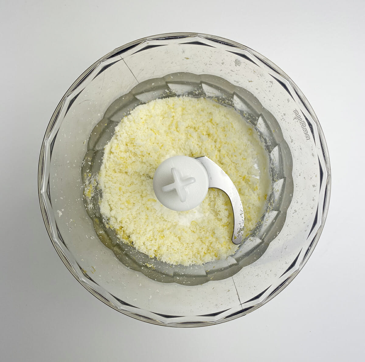 lemon sugar in food processor