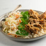 slow cooker brown sugar pulled chicken