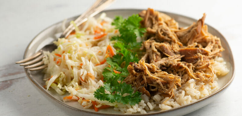 slow cooker brown sugar pulled chicken