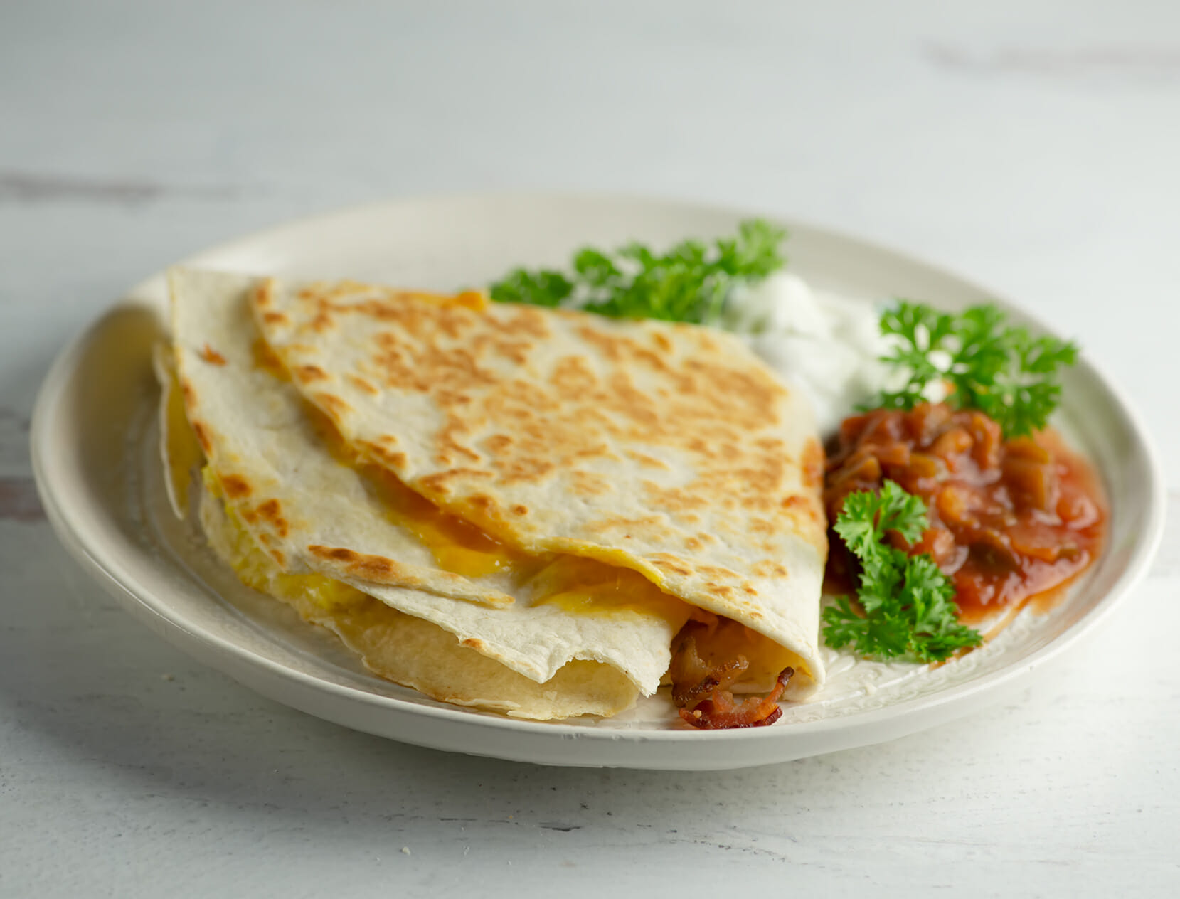 Folded Breakfast Quesadillas Framed Cooks