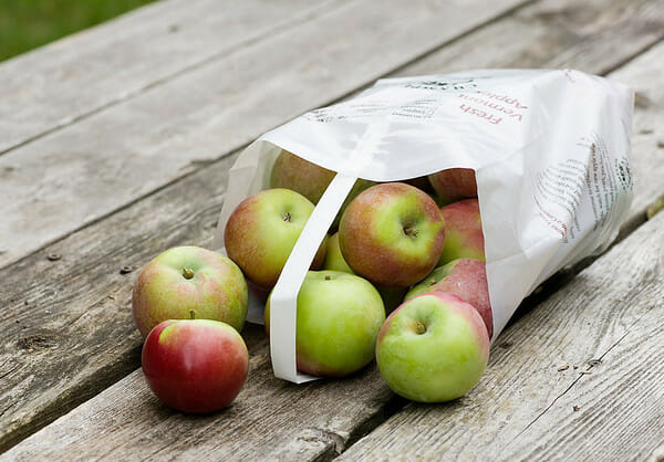 apples in bag