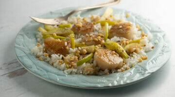easy scallops with apples