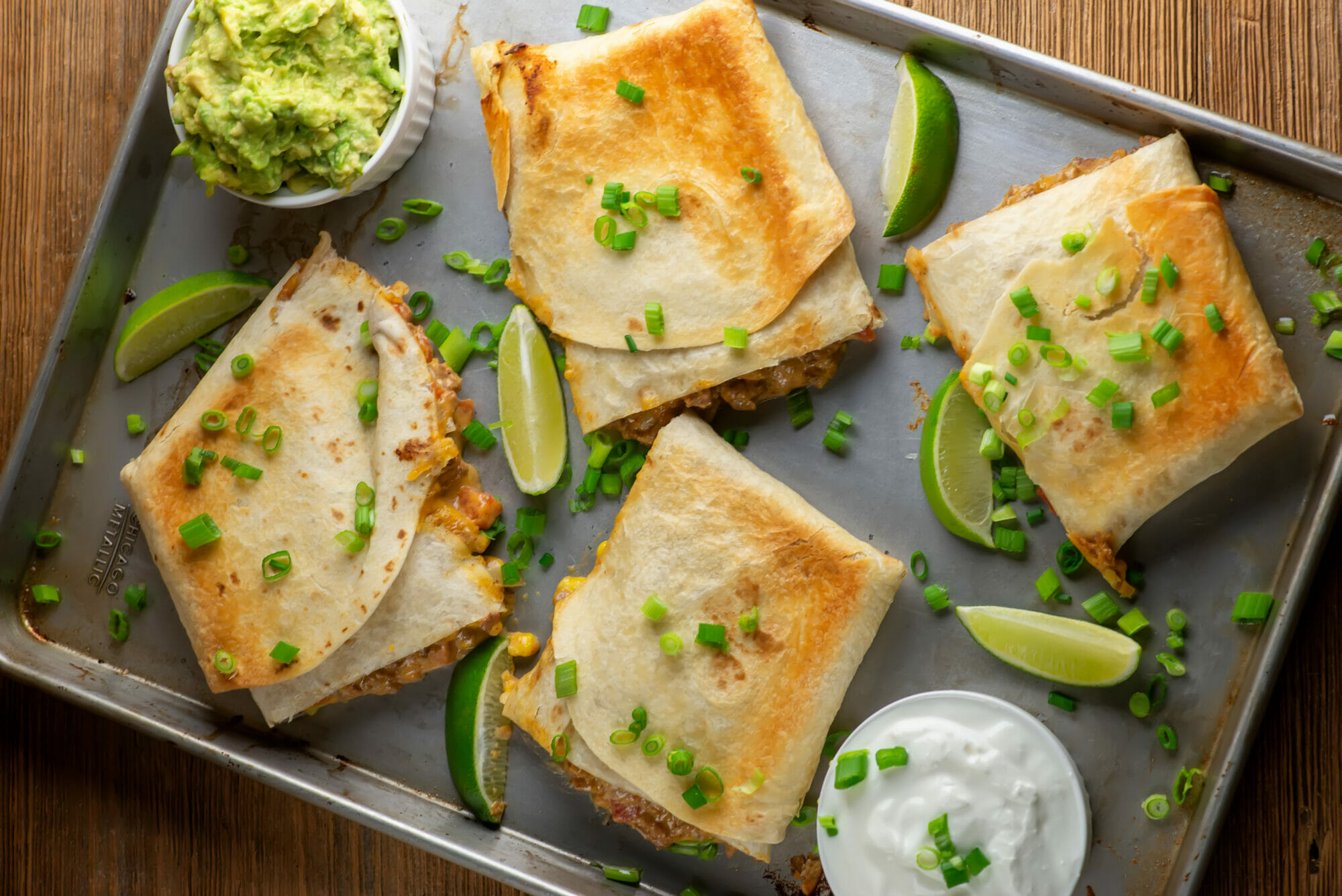 Sheet Pan Quesadillas