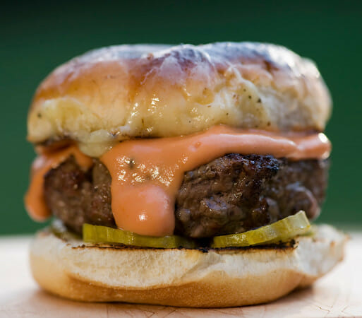 spiked cheeseburgers