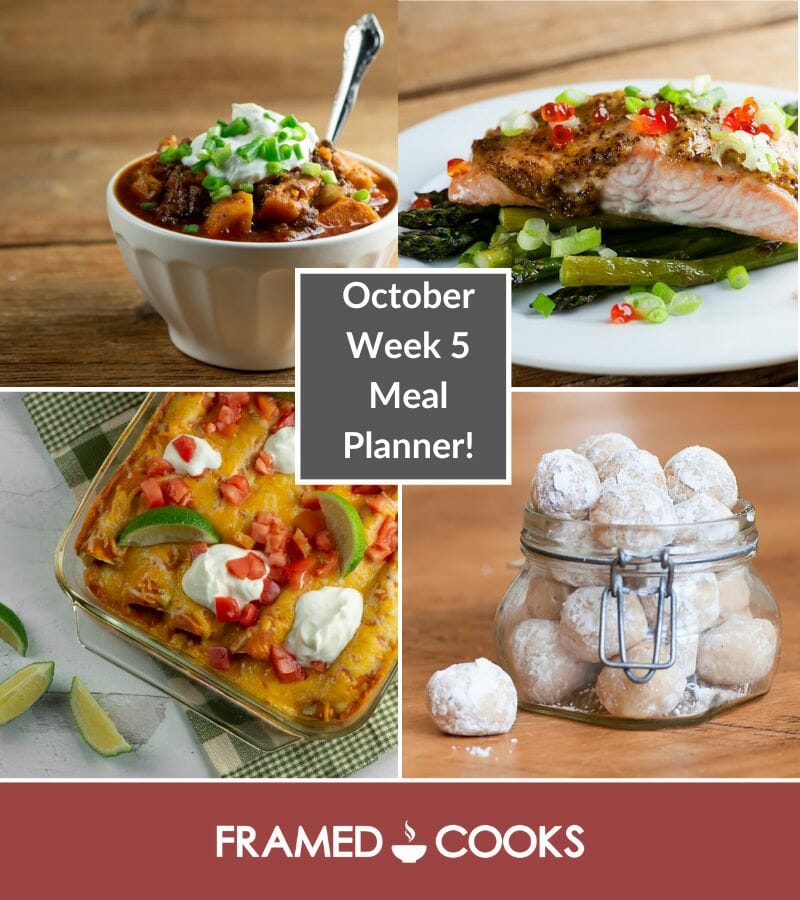 October Week 5 Meal Planner