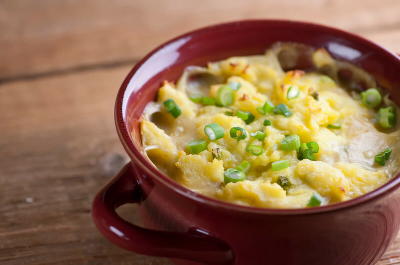 chicken pot pie with mashed potato crust