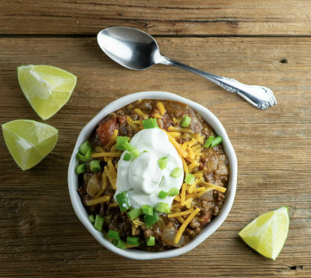 cornmeal beer chili