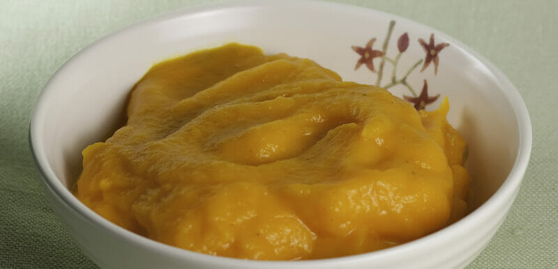creamy whipped carrots