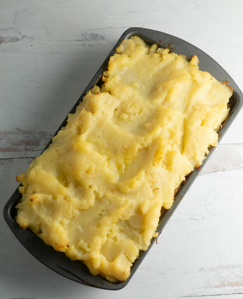 meat loaf with mashed potato frosting