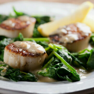 scallops with butter lemon sauce