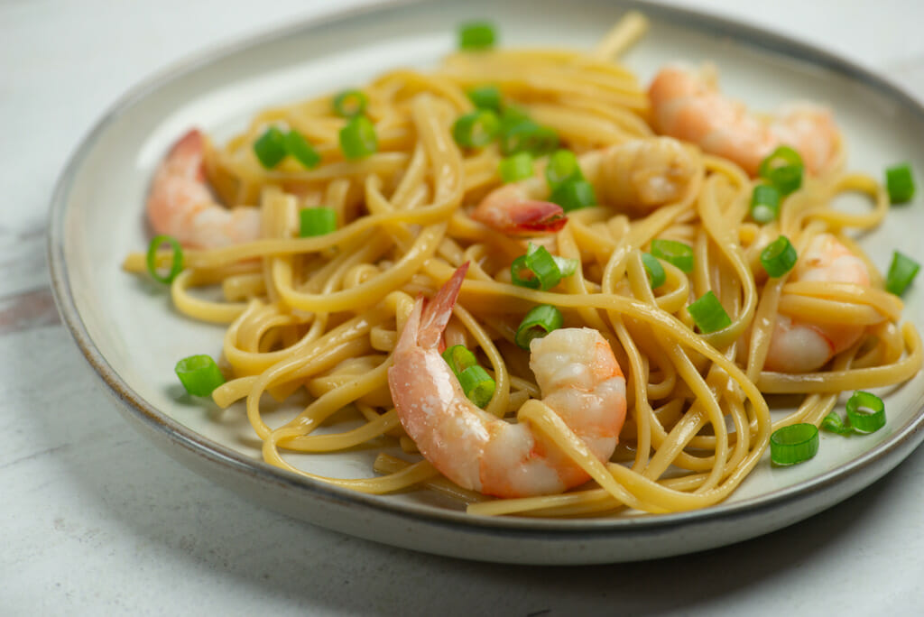 Sesame Shrimp Noodles Framed Cooks