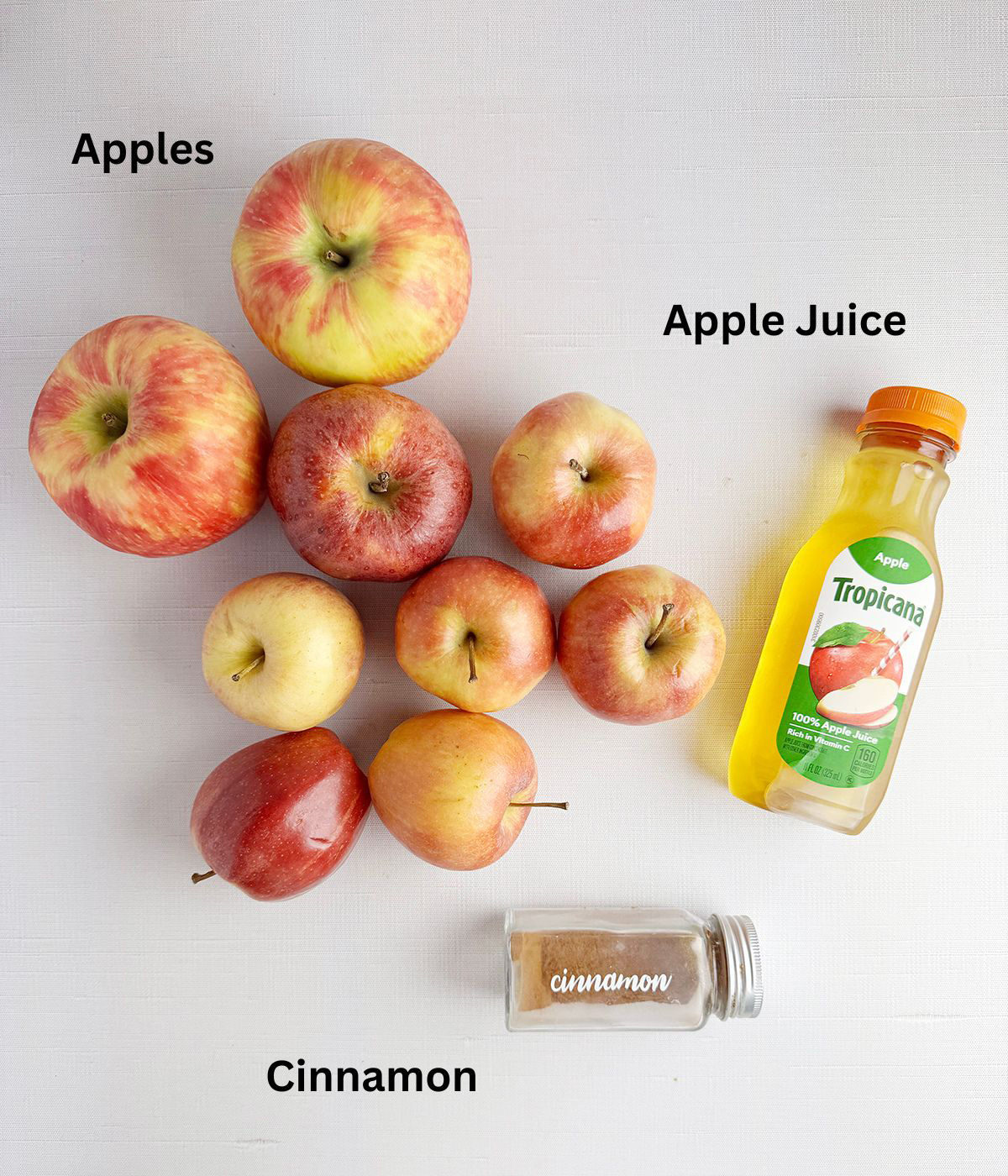 Applesauce Ingredients.