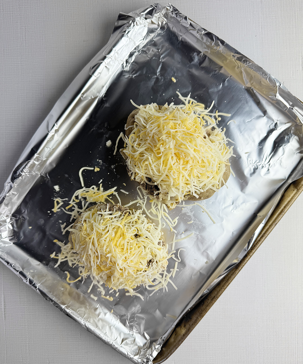 Taco potatoes ready for the oven.